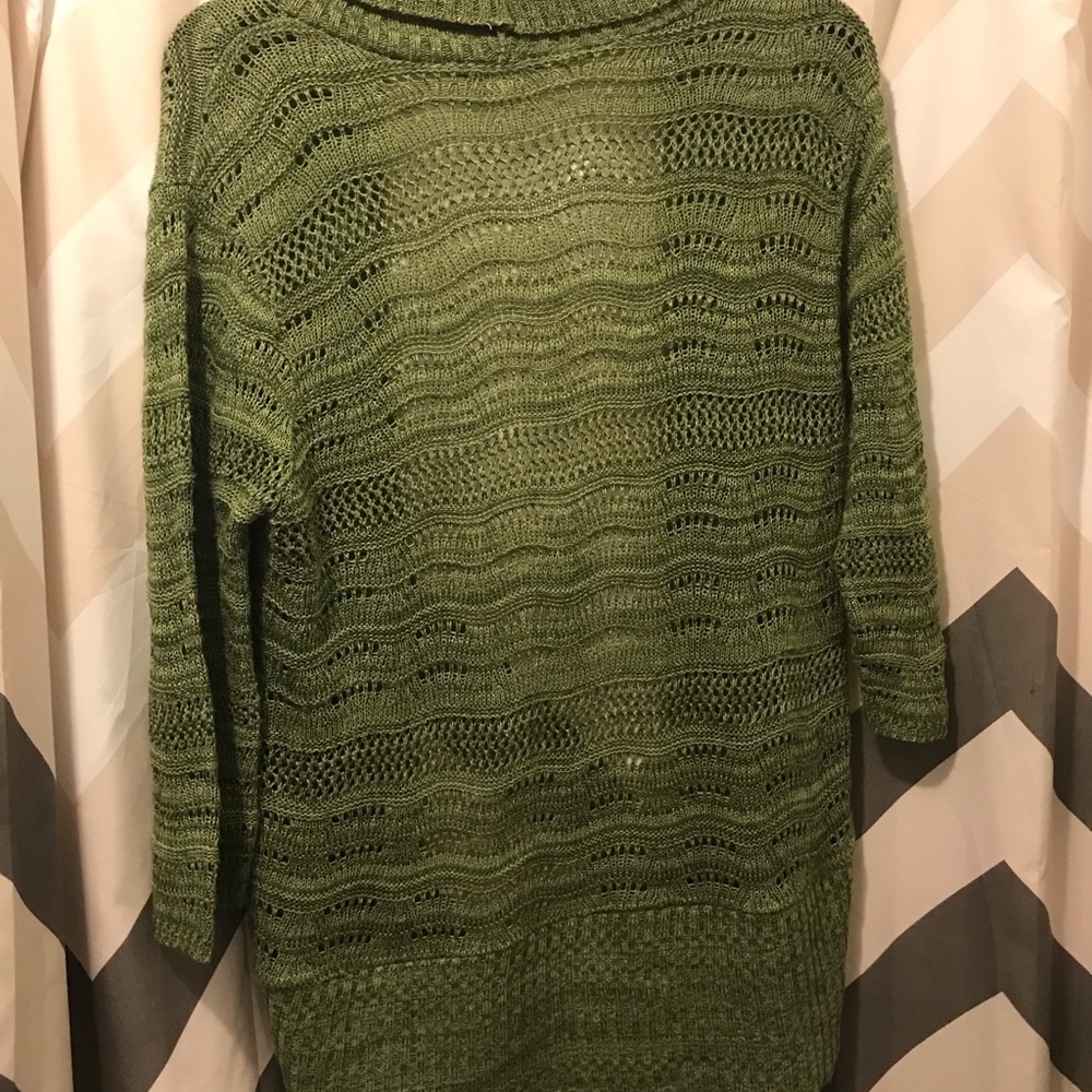 Green Knit Cardigan